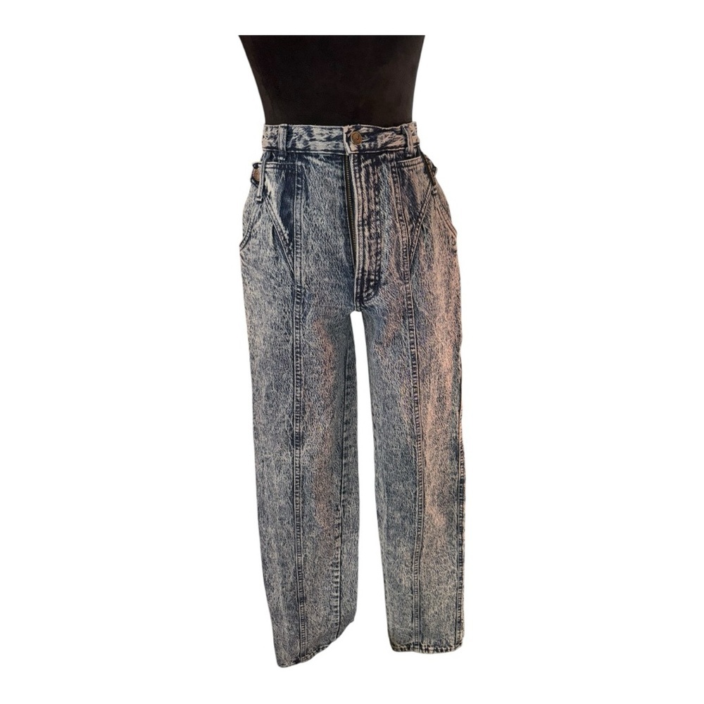 Rare Vintage Rocky Mountain High Rise Acid Wash Jeans